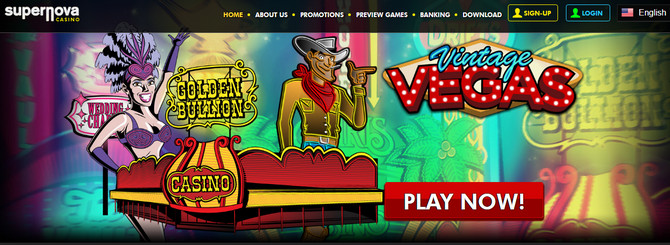 supernova casino website page