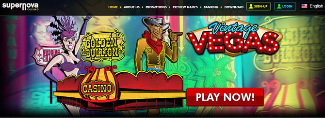 supernova casino website page